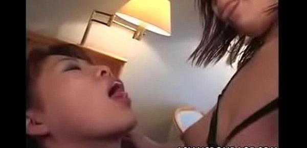  Japanese lesbian BDSM with two hotties